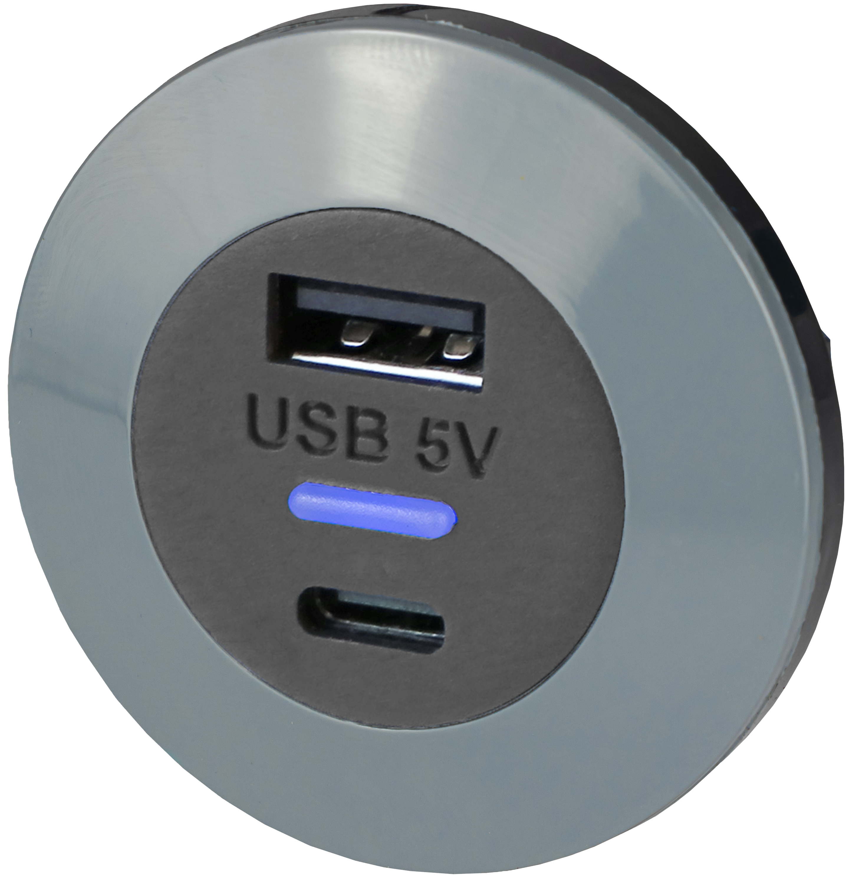 USB-A+C laddare 12/24V 5V 3.6A