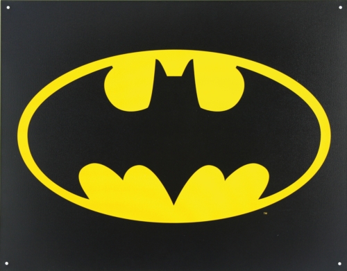 Pltskylt/Batman Logo