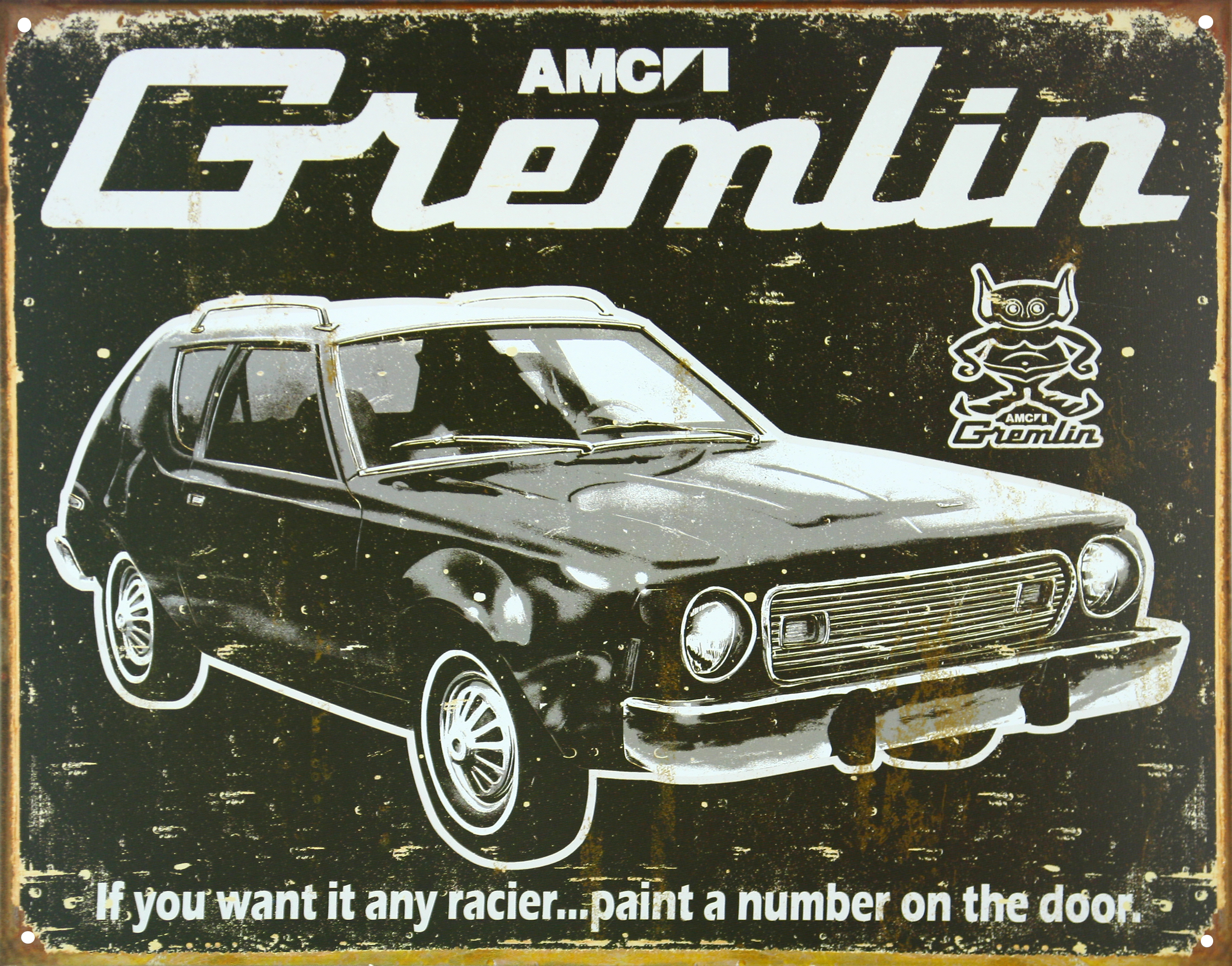 Pltskylt/AMC -Gremlin