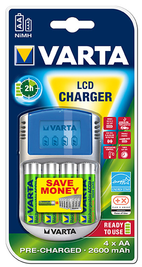 Batteriladdare LCD-Charger