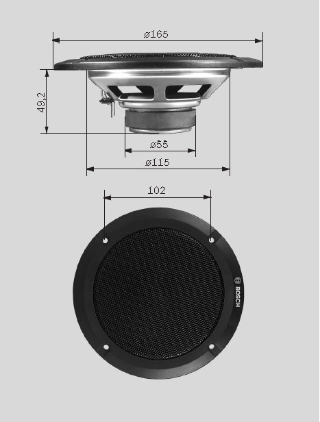 Speaker 165 4 Ohms/par