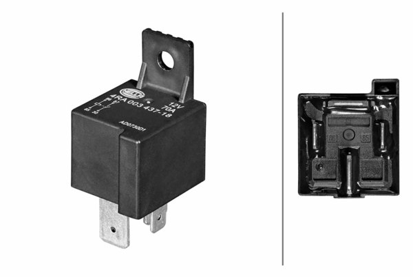 Enkelrel 12V 50A med fste
