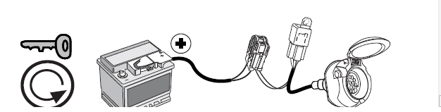 Kabel laddstrm pin 10