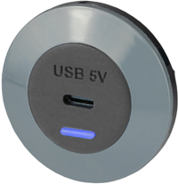 USB-C laddare sing.12/24V 3,0A