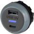 USB-A+C laddare 12/24V 3,0A